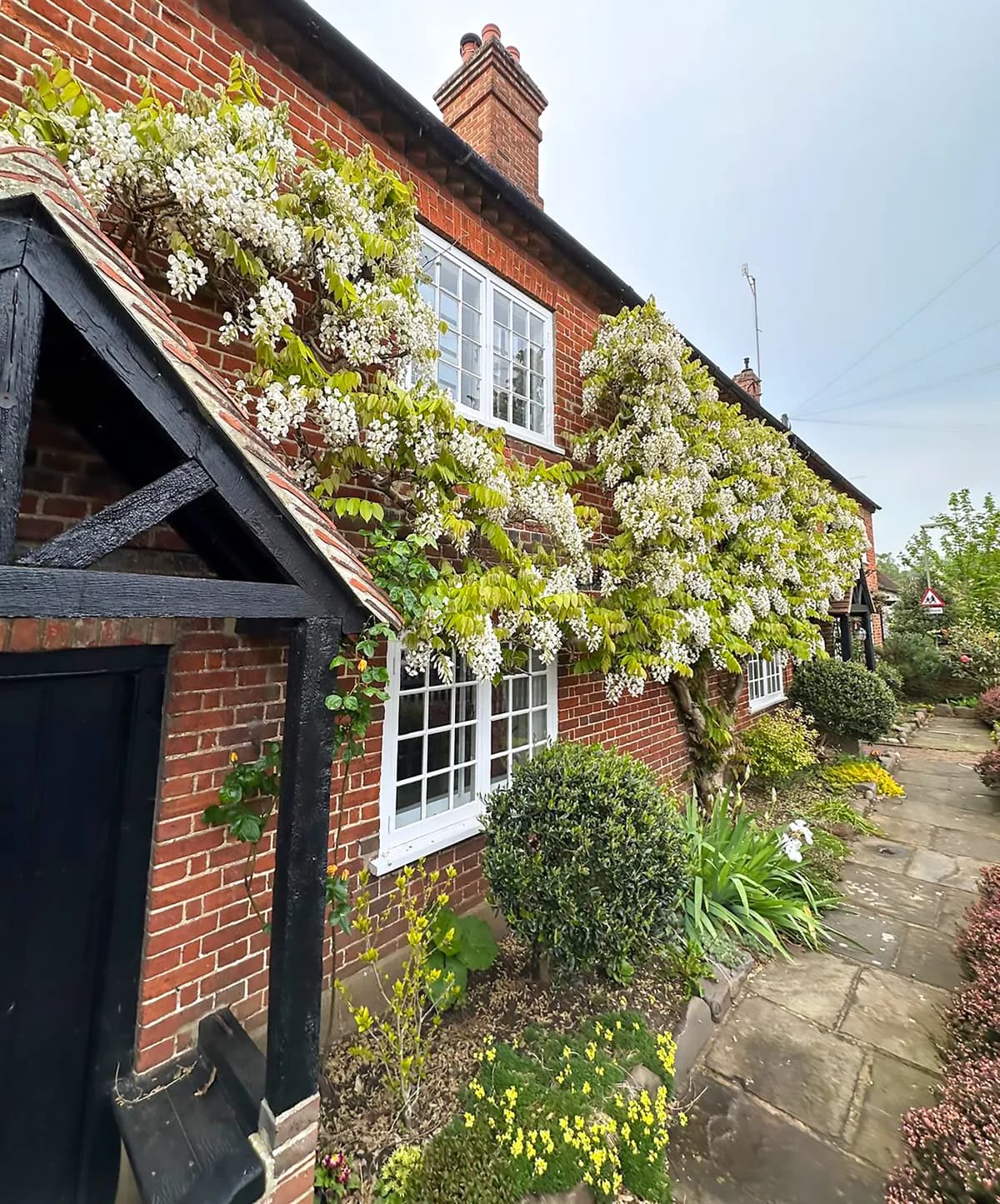 Tudor entrance restoration