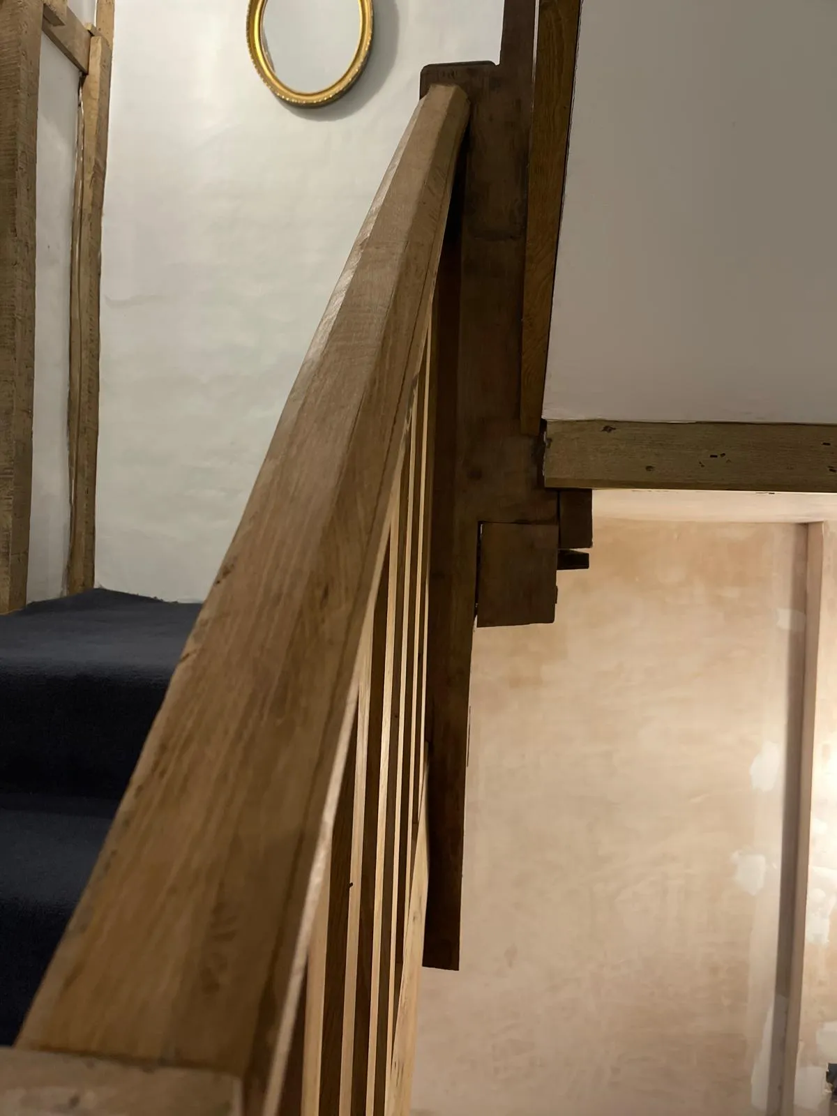 Staircase handrail detail