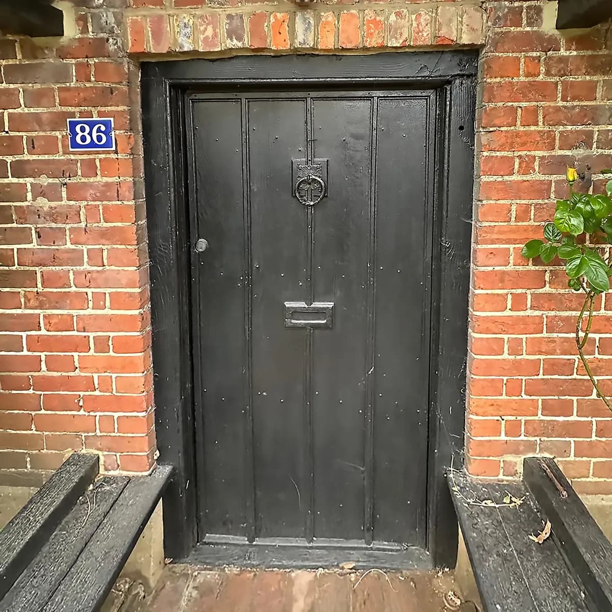 Tudor entrance front view