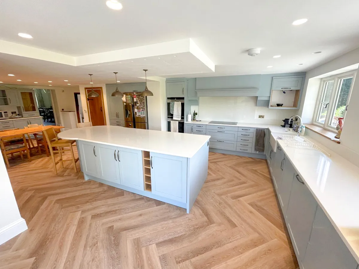 Herringbone kitchen main view
