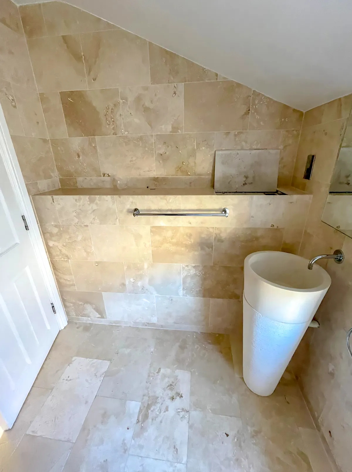 Natural stone bathroom